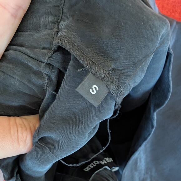 Yasemin Ozeri 2PC Set Black Liquid Butter Double-breasted Blazer M Dress Pants S - Picture 10 of 16